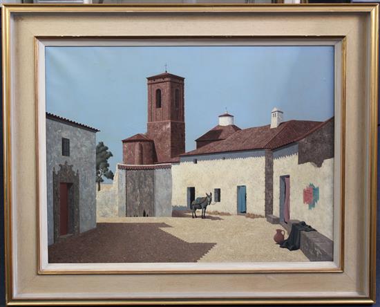 § Tristram Hillier R.A. (1905-1983) Pozuela del Rey, 24 x 32in. Provenance: Arthur Tooth & Sons, London